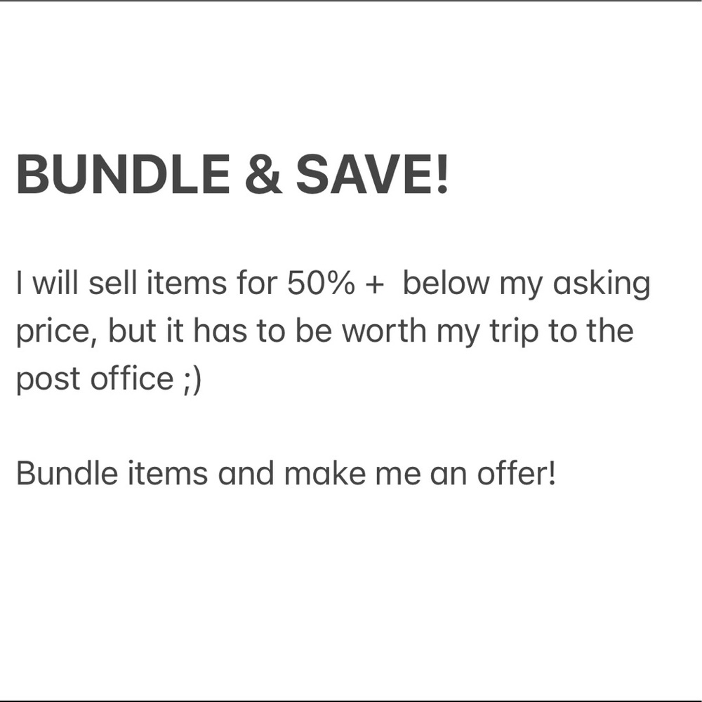 Bundle and save!